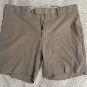 32 asos “skinny smart shorts” in stone